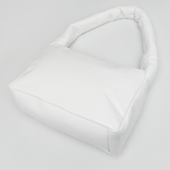 Balenciaga White Padded Leather Monaco Small Shoulder Bag - Picture 3 of 12